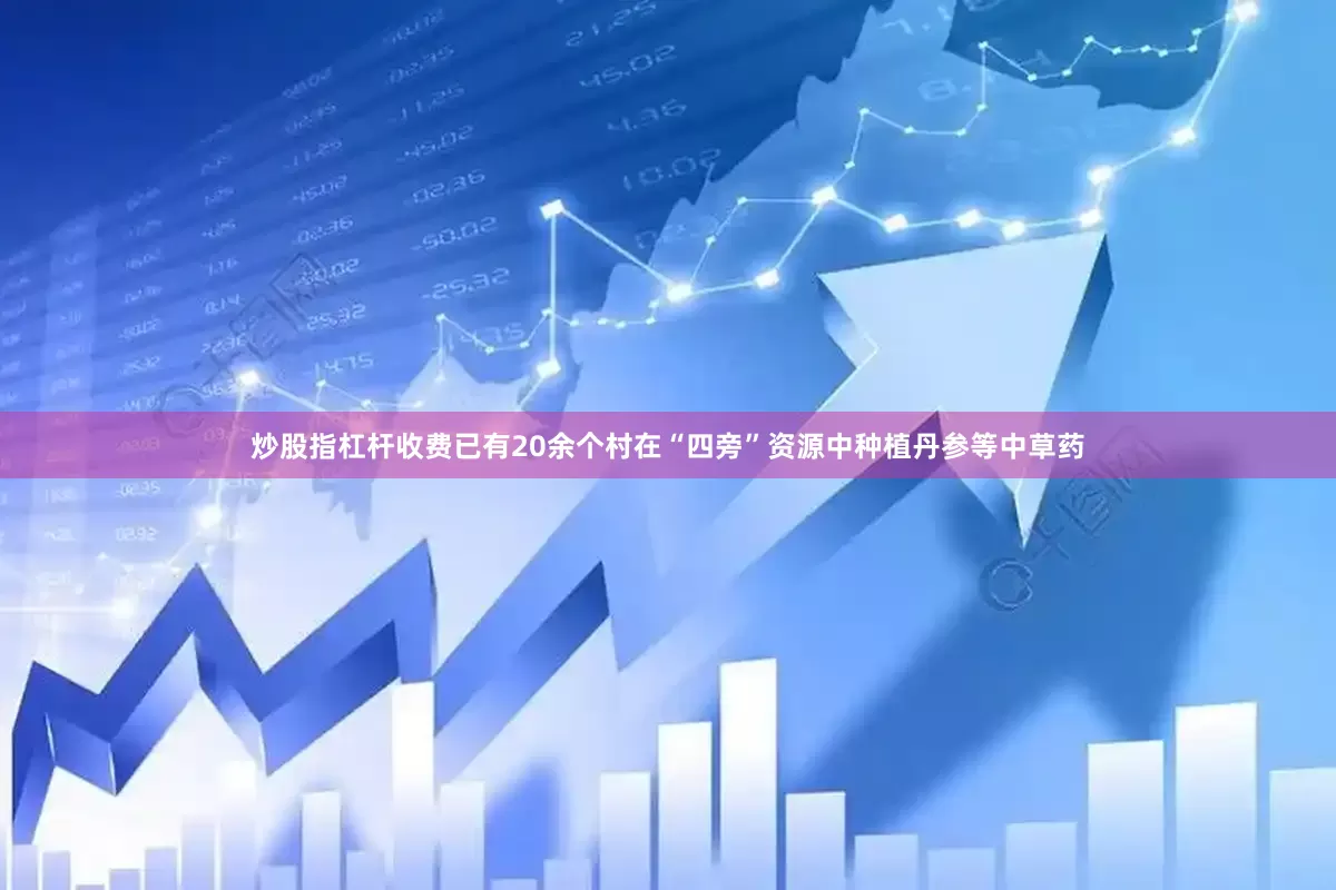 炒股指杠杆收费已有20余个村在“四旁”资源中种植丹参等中草药